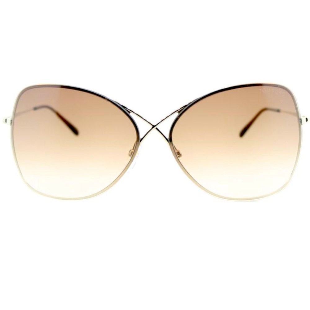 New Tom Ford Colette TF250 Gold Frame Brown Lense
